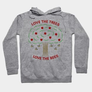 Love the Trees, Love the Bees Hoodie